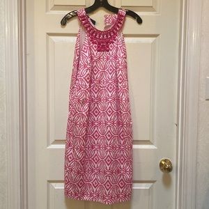 INC pink dress with beading